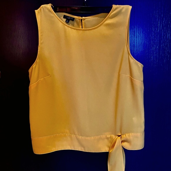 Bright yellow blouse size 8P - Picture 1 of 3